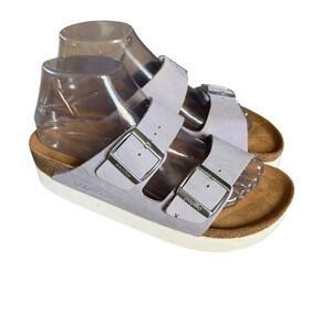 Birkenstock Papillio Arizona Flex Platform Sandal Lavender Size 38 | 7-7.5